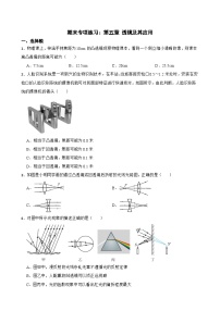 期末专项练习：第五章透镜及其应用-单元练习2024-2025学年人教版物理八年级上册-含答案