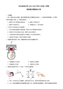 河北省沧州市2024-2025学年九年级上学期物理期末模拟练习卷-A4