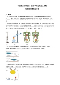 河南省开封市2024-2025学年九年级上学期物理期末模拟练习卷-A4