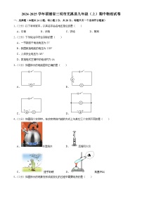 福建省三明市尤溪县2024-2025学年九年级上学期期中物理试卷 -A4