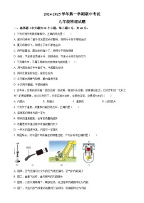 河北省保定市爱和城学校2024-2025学年九年级上学期期中考试物理试卷（原卷版）-A4