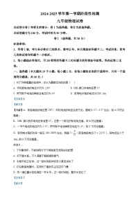 河北省保定市竞秀区2024-2025学年九年级上学期11月期中物理试题（解析版）-A4