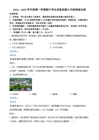 河北省邢台市任泽区2024-2025学年九年级上学期11月期中物理试题（解析版）-A4