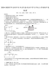 安徽省合肥市长丰县阿奎利亚学校2024-2025学年九年级上学期物理期中卷