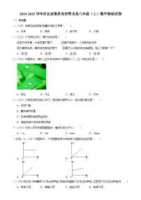 河北省秦皇岛市青龙县2024-2025学年八年级上学期期中物理试卷-A4