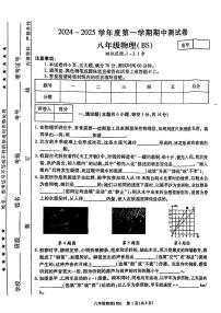 河南省新乡市卫辉市2024-2025学年八年级上学期11月期中物理试题