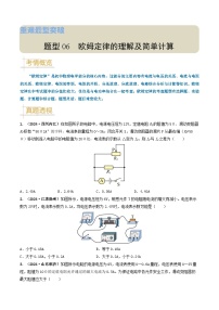 题型06 欧姆定律的理解及简单计算-备战2025年中考物理高频题型归纳与训练（全国通用）