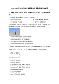 人教版2024-2025学年九年级上学期期末考试物理模拟测试卷（含答案）