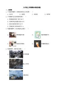 福建省泉州市2024年九年级上学期期末物理试卷含答案