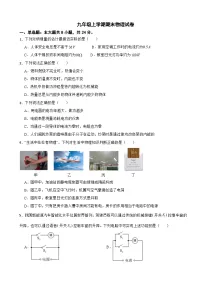 重庆市2024年九年级上学期期末物理试题含答案