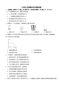 重庆市綦江区2024年九年级上学期期末考试物理试题含答案