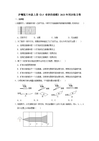 物理八年级上册（2024）3.5 奇妙的透镜当堂达标检测题