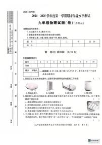 陕西省延安市2024-2025学年九年级上学期期末物理试卷