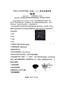 辽宁省沈阳市皇姑区2024-2025学年八年级上学期物理期末试卷