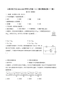 上海市长宁区2024-2025学年九年级（上）期末物理试卷（一模）