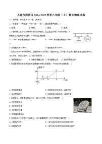 天津市武清区2024-2025学年八年级（上）期末物理试卷（含解析）