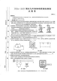 安徽省合肥市瑶海区2024-2025学年上学期九年级物理期末试卷