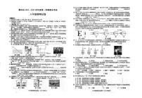 安徽省六安市霍邱县2024-2025学年八年级上学期1月期末物理试题