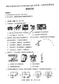 广东省肇庆市端州区2024-2025学年九年级上学期期末考试物理试题