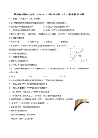 四川省绵阳市江油市2024-2025学年八年级（上）期中物理试卷-