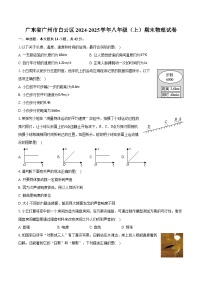 广东省广州市白云区2024-2025学年八年级（上）期末物理试卷-