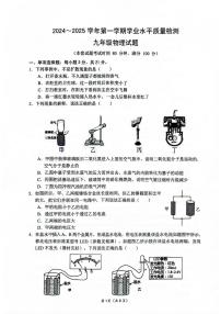 广东省梅州市丰顺县2024-2025学年九年级上学期1月期末物理试题