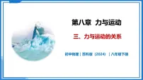 物理八年级下册（2024）第八章 力与运动三、力与运动的关系获奖教学课件ppt