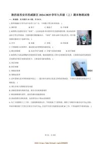 2024～2025学年陕西省西安市西咸新区九年级(上)期末物理试卷(含答案)