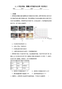 九年级全册三、学生实验：测量小灯泡的电功率优秀达标测试