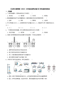 初中物理北师大版（2024）九年级全册四 电流的热效应优秀课时作业