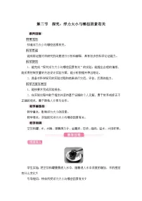 初中第九章 浮力第二节 探究：浮力大小与哪些因素有关精品教案及反思