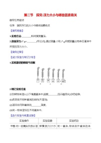 八年级全册（2024）第二节 探究：浮力大小与哪些因素有关优秀课时训练