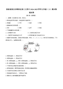 陕西省西安市碑林区西工大附中2024-2025学年九年级（上）期末物理试卷
