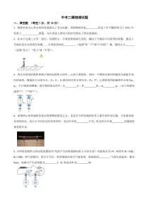 2025年河南省濮阳市中考二模物理试题附答案