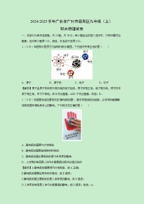 2024-2025学年广东省广州市番禺区上学期九年级期末卷物理试卷（解析版）