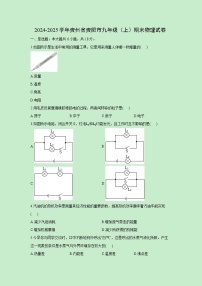 2024-2025学年贵州省贵阳市九年级上学期期末考试物理试卷（解析版）