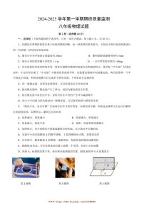 2024～2025学年山东省济宁市泗水县八年级上期末考试物理试卷(含答案)