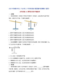 必考实验14 探究杠杆的平衡条件--【物理实验】2025年中考物理二轮复习必考实验专项精练