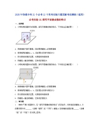 必考实验16 探究平面镜成像的特点--【物理实验】2025年中考物理二轮复习必考实验专项精练