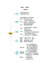中考物理一轮复习考点训练专题02 声现象（知识梳理 典例 练习）（2份，原卷版+解析版）