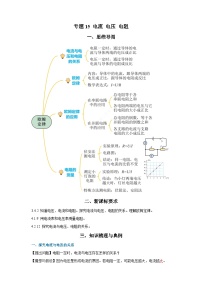 中考物理一轮复习考点训练专题16 欧姆定律（知识梳理+典例+练习）（2份，原卷版+解析版）