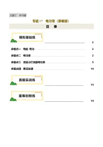 专题17 电功率（练习）-2025年中考物理一轮复习讲义及练习