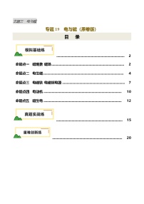 专题19  电与磁（练习）-2025年中考物理一轮复习讲义及练习