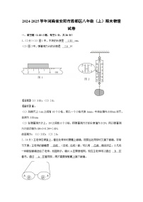 河南省安阳市殷都区2024-2025学年八年级上学期期末物理试卷