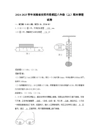 河南省安阳市殷都区2024-2025学年八年级上学期期末物理试卷