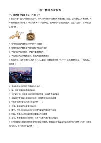 河北省石家庄市裕华区石家庄市第四十中学2024-2025学年九年级下学期开学考试物理试题（原卷版+解析版）