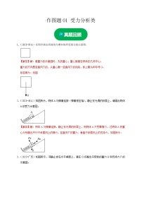 中考物理总复习作图题01 受力分析类（解析版）练习