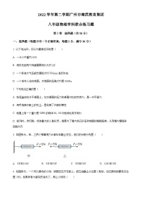 广东省广州市海珠区南武集团2022-2023学年八年级下学期期中物理试题（含答案）