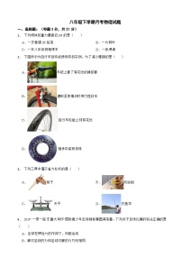 广东省惠州市2025年八年级下学期月考物理试题含答案