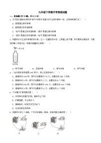 湖南省邵阳市2025年九年级下学期月考物理试题附参考答案